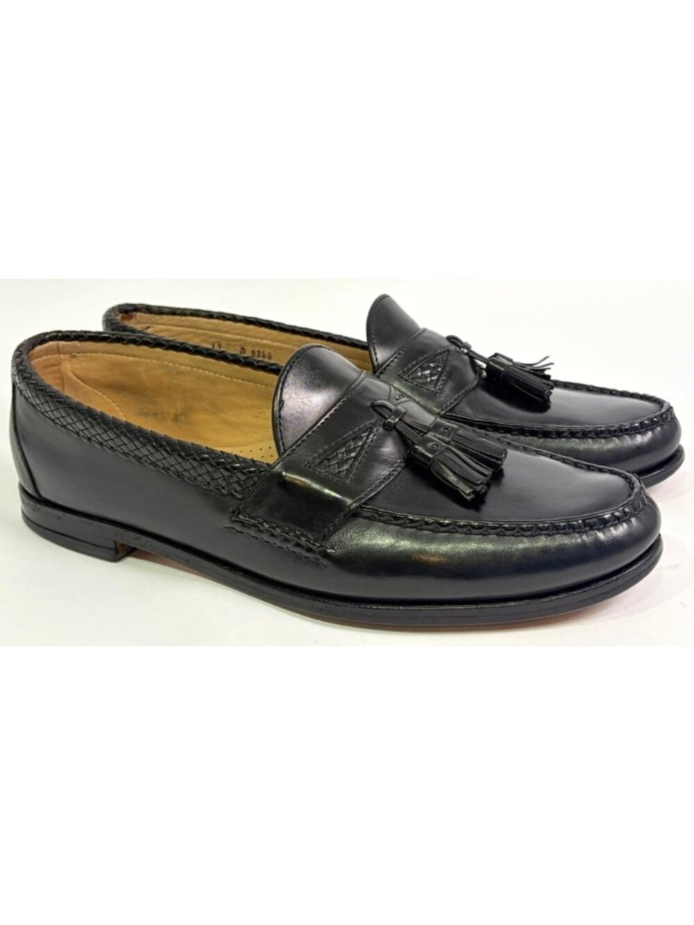 Allen Edmonds Maxfield Loafers Dress Shoes Mens Size 13 Black Leather 47711 USA